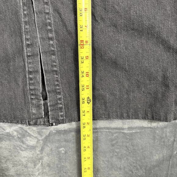 Lee Denim Jacket Long Sleeve Button Down Size S Casual Wear Gray Comfortable - Picture 6 of 6